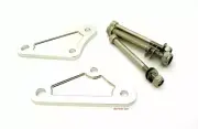 TTR400 Aluminum Anodized Front Motor Mount Set - CB350F CB400F - Silver