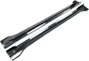 Car Side Skirt Extension Splitter A Pair Compatible for Jeep Grand Cherokee SRT/SRT8/Trackhawk 2012-2021 Plate Lip Bumper Winglet Body Kit(Carbon Fiber Style)