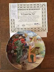 Knowles China "Oklahoma" 4-Plate Collection, New w/ Original Boxes