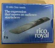 Rico Royal Alto Saxophone Reeds - 10 Pack - 1.5 strength NEW/UNOPENED PACKAGE