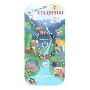 NEW JILZARAH Handmade Clay 8mm Beaded COLORADO STATE BRACELET Charm Kids
