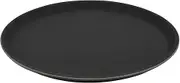 Argon Tableware Plastic Serving Tray - Pack of 1-28cm - Non-Slip Platter Serveware Round Tray for Restaurants, Wedding Catering, Food, Drinks, Snacks, Painting, DIY