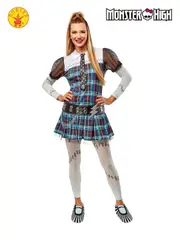 Frankie Stein Womens Monster High Costume- Large