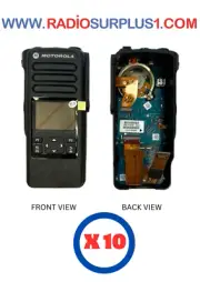 10 x Motorola DP4601E Complete Housing Only - Black - PMLN7452A