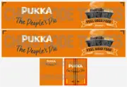 Code 3 Adhesive Vinyl Trailer Decal - Pukka Pies - 1/50 1/76 1/148 1/87 1/64