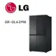 【LG 樂金】 GR-QL62MB 653公升敲敲看門中門冰箱 夜墨黑(含基本安裝)