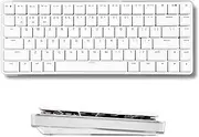 [Macally] Wireless Mechanical Keyboard for Mac | Compatible Bluetooth Apple Keyboard (75% Size, Blue Tactile Switches) Compact, Multi Device, Backlit for MacBook Pro/Air, iMac, Mac mini/Pro