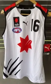 AFLW Nab Draft Player Issue Number 16 Guernsey Size Medium