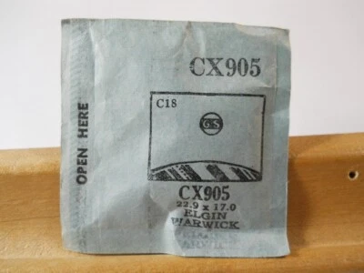 GS CX905 Watch Crystal Fit Elgin Warwick - 22.9 x 17.0 mm - Replacement / Repair