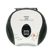 Lenco FM Stereo Portable Radio with CD Player and Telescopic Antenna