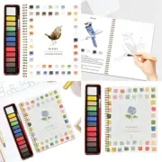 Watercolor Workbook with Paint Brush Watercolor Paint Set for Adults Artists