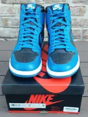 Nike Shoes Air Jordan 1 Retro OG High Dark Marina Blue Size 15 555089-404 NWB