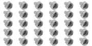 30 PCS Male Coax Terminators Port End Caps F Type 75 Ohm Satellite TV RF Install