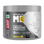 MuscleBlaze Micronised Creatine Monohydrate CreAMP Powder,(25 Servings, 100g)
