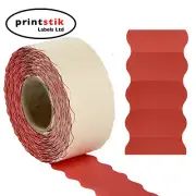 Red Price Gun Labels 26x12mm CT4 Various Quantities Lynx Puma Motex