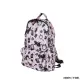 【HAPI+TAS】日本原廠授權 可手提摺疊後背包 粉色波士頓(HAP0112/旅行袋/ 摺疊收納袋/購物袋)