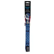 DOOG Stella Clip-It Dog Lead - X Large / White/Blue