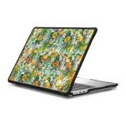 MacBook Pro 14-inch (M1 - M4) Impact Case Modern abstract mint green orange yellow summer floral