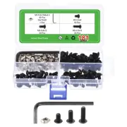 181Pcs M5-0.8 T-Nuts Screws Assortment Kit for 2020 Series