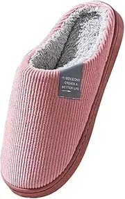 [yuksok] House Slippers Warm Slippers Anti Slip Casual Cute Slides Shoes Comfortable Footwear for Autumn and Winter Home Shoes Slip on