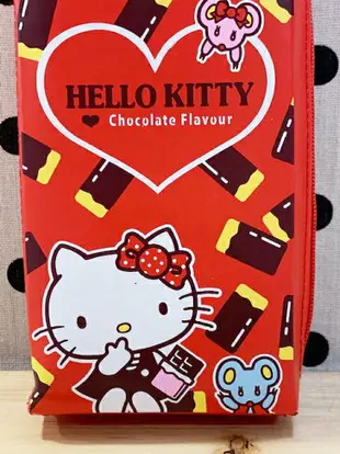 【震撼精品百貨】Hello Kitty 凱蒂貓 日本SANRIO三麗鷗KITTY化妝包/筆袋-巧克力*01438 震撼日式精品百貨