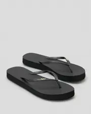 [Roxy] Roxy Women's Viva Higher Flip Flops Slippers in Black Size 11 11 Black