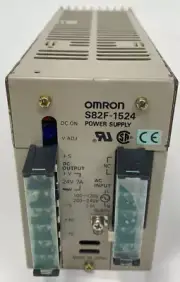 Omron S82F-1524 Switching Power Supply 150W 24VDC-Sec. 7Amp 120/240VAC-Prim.