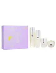 Tatcha - Ritual For Firm Skin Set: Camellia Cleansing Oil 150ml + Essence 150ml + Silk Cream 50ml + Rice Polish 60g 4pcs