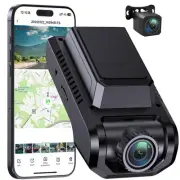 Dash Cam Front and Rear, 4K UHD Dash Camera for Cars 32 GB Card Included, Bui...