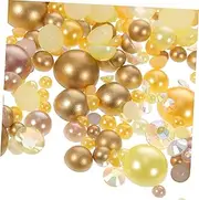 ARTIBETTER Semi Round Imitation Pearl Resin Flatback Nail Art Charms Decorative DIY Nail Decorations for Weddings Birthdays and Special Occasions Durable and Wear Resistant