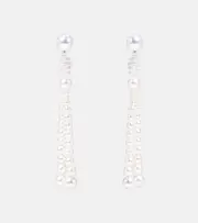 Sophie Bille Brahe Opera 14kt gold earrings with freshwater pearls