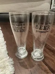 Beer Glasses Set Of 2 (Mud Pie)