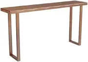 Home Simple Wooden Bar Table Bar Height Cocktail Table Living Room Party for Narrow Spaces(X-Large)