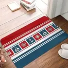 Bath Mat Nautical Symbols Doormat Flannel Carpet Entrance Door Rug Home Decor
