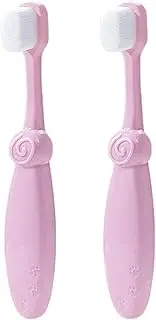 Ultra Soft Kids Toothbrush with 10000 Bristles, Pack of 2 Manual Toothbrush, Toddler Toothbrush for Age 1-3 Years Old