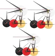 HOMSFOU 12 Sets Quartz Clock Movement DIY Kit Replacement Parts for Wall Clock Craft Clock Mechanism Hands