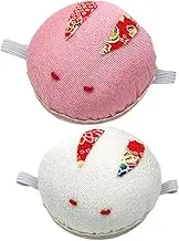 Hohopeti 2pcs Cute Bunny Shaped Pin Cushion DIY Handcraft Sewing Tool Random Pattern Handy for Needle Organization for Sewing Basket Craft Projects