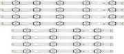 NIBOTT LED Backlight Strip Fit for LG 47" TV 6916L-1961A 6916L-1962A LC470DUE-FGA2 47LB565U 47LB650 47LB630 47LB650T 47LB630V 47LB6200