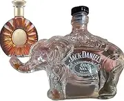 Whiskey Decanter for Men, Glass Wine Bottle Animal Statue Decanter, Home Decoration, Table Decor Centerpieces Liquor Bottle for Father, Coworkers, Lovers