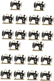 [COHEALI] Sewing Machine Pendant Rhinestone Jewelry Beads Bracelet Necklace Making Charms Ornaments Sewing Bracelet Charms Sewing Machine Jewelry Enamel Jewelry Alloy