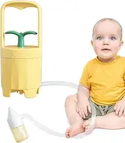 Nasal Aspirator for Kids | Manual Cartoon Nose Sucker | Anti-Backflow Nose Aspirator with Soft Tip, Portable Nose Sucker for Boys & Girls