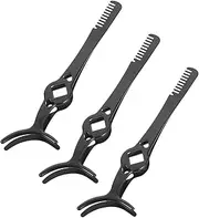 3pcs Eyelash Curler Comb Lash Clamp Eyelash Tweezers Lash Applicator Tool Eye Lash Tweezers Eyelash Tweezer for Women Lash Tool Eyelash Applicator Eyelash Extension Tweezers