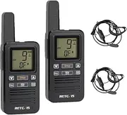 Retevis RB67AU Two Way Radios, Handheld Radio, License Free Walkie Talkies for Adults, Group Call, Portable Lightweight Talkie Communicating(2pack)