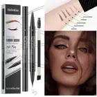 2 in 1 Trailott Eyebrow Pen + Brush,Hellokiss Liquid Microblading Eyebrow A4I7