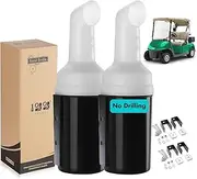 10L0L Golf Cart No Drilling Needed Sand Bottle Universal for EZ-GO Club Car Yamaha, Divot Filler Sand Bottle,Large Capacity and Easy to Install