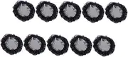LOLIPPYY 10pcs Elastic Dancer Hairnets Lace Style Hair Snoods for Ballet Dance Lightweight Comfortable Hold for Brides Hairstyles Hair Accessories for Women