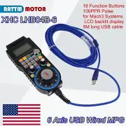 〖USA〗6 Axis 5m Wired Mach3 Handwheel MPG Pendant fo CNC Router Engraving Machine