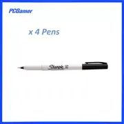 4 x Sharpie Permanent Marker Ultra Fine Point 0.3mm Ultra Fine Black 37121