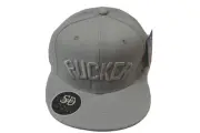 Stall & Dean Mens Rucker Basketball Gray Fiited Cap Hat NWT 7 1/4, 7 1/2, 7 5/8