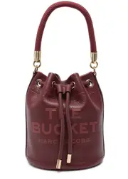 Marc Jacobs The Bucket Leather Bucket bag - Burgundy ONE SIZE